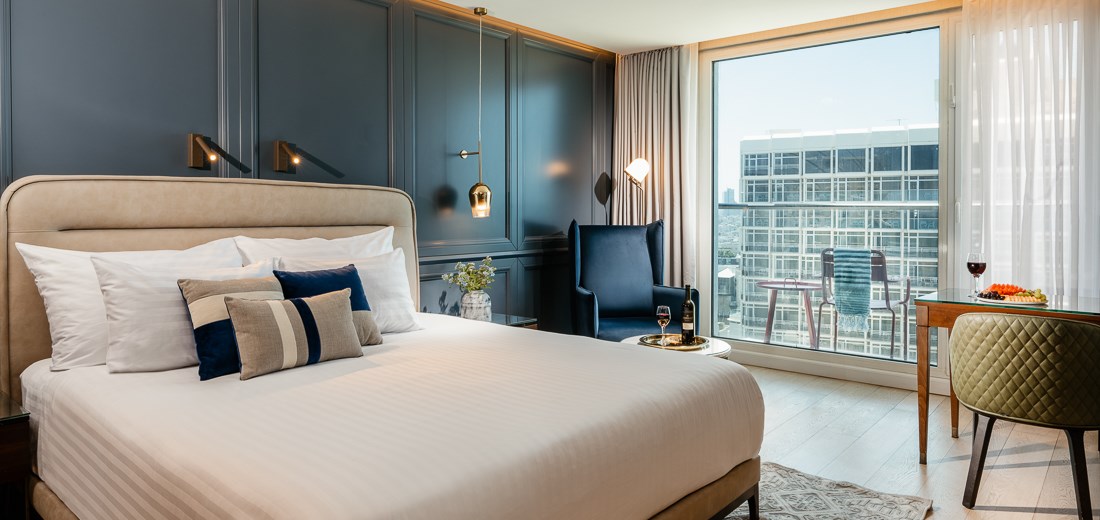 Les chambres Executive de l'hôtel Crowne Plaza Tel