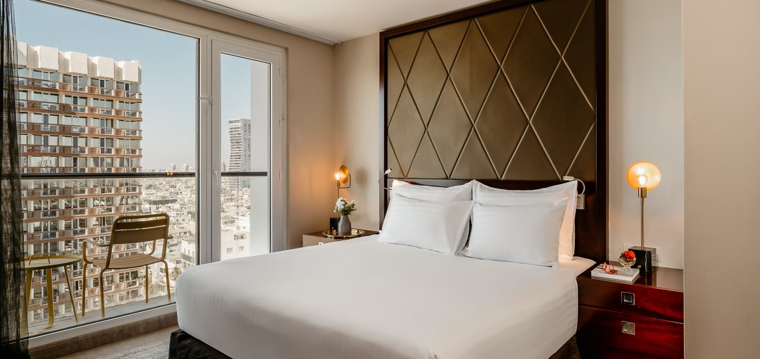 La suite Executive de l'hôtel Crowne Plaza Tel Avi
