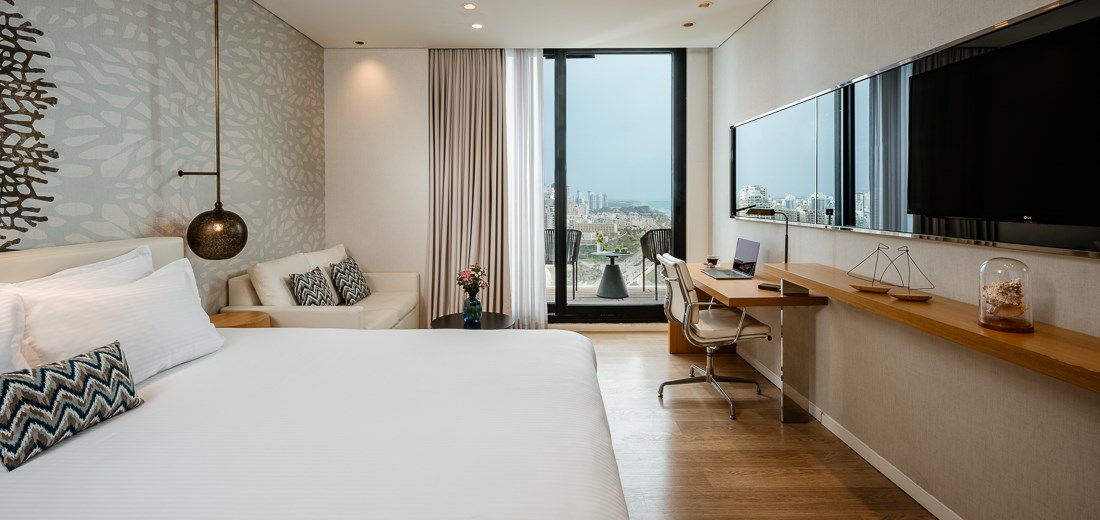 Chambre Deluxe de l'hôtel VERT Lagoon Netanya