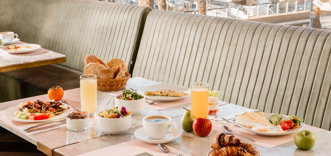 Les restaurants de l'hôtel VERT Eilat
