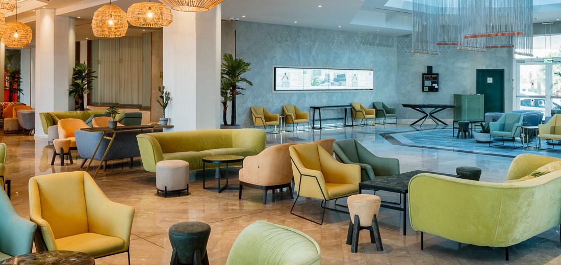 Le lobby de l'hôtel VERT Eilat